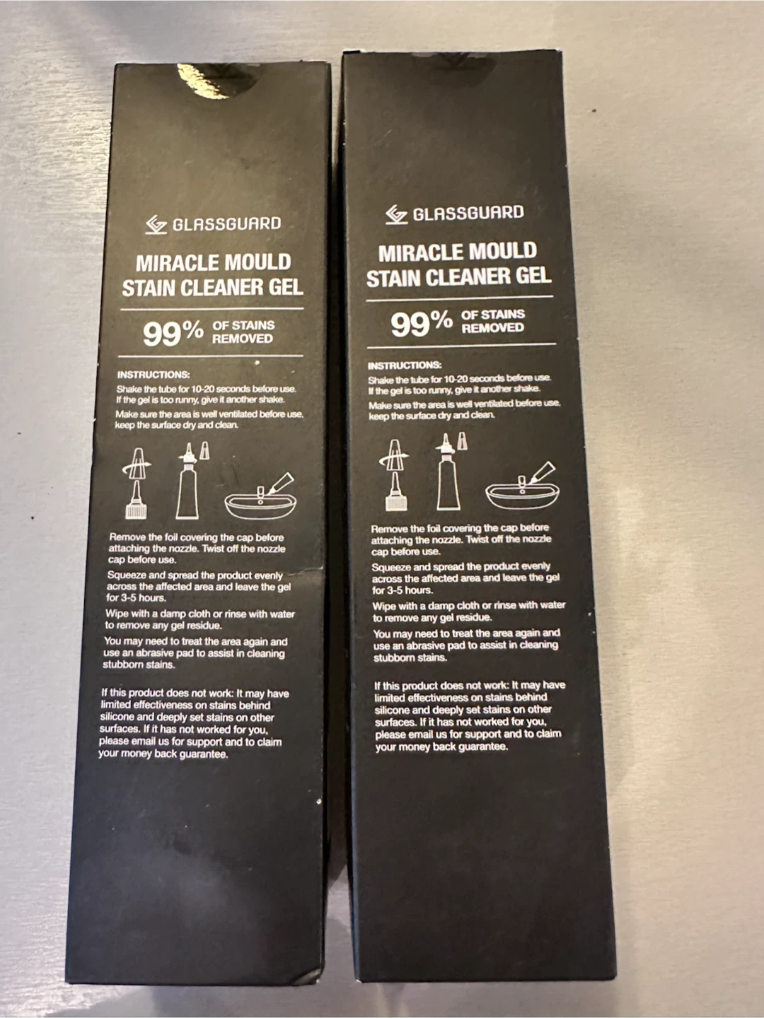 2x Glassguard Miracle Mould Stain Cleaner Gel - photo 3