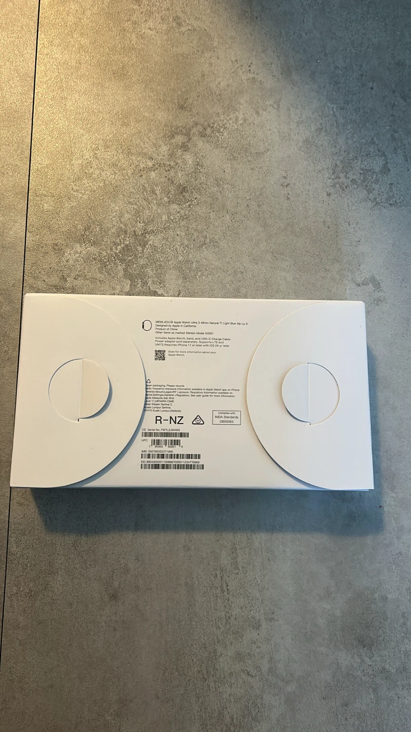 Apple Watch Ultra 3 49mm Natural Titanium