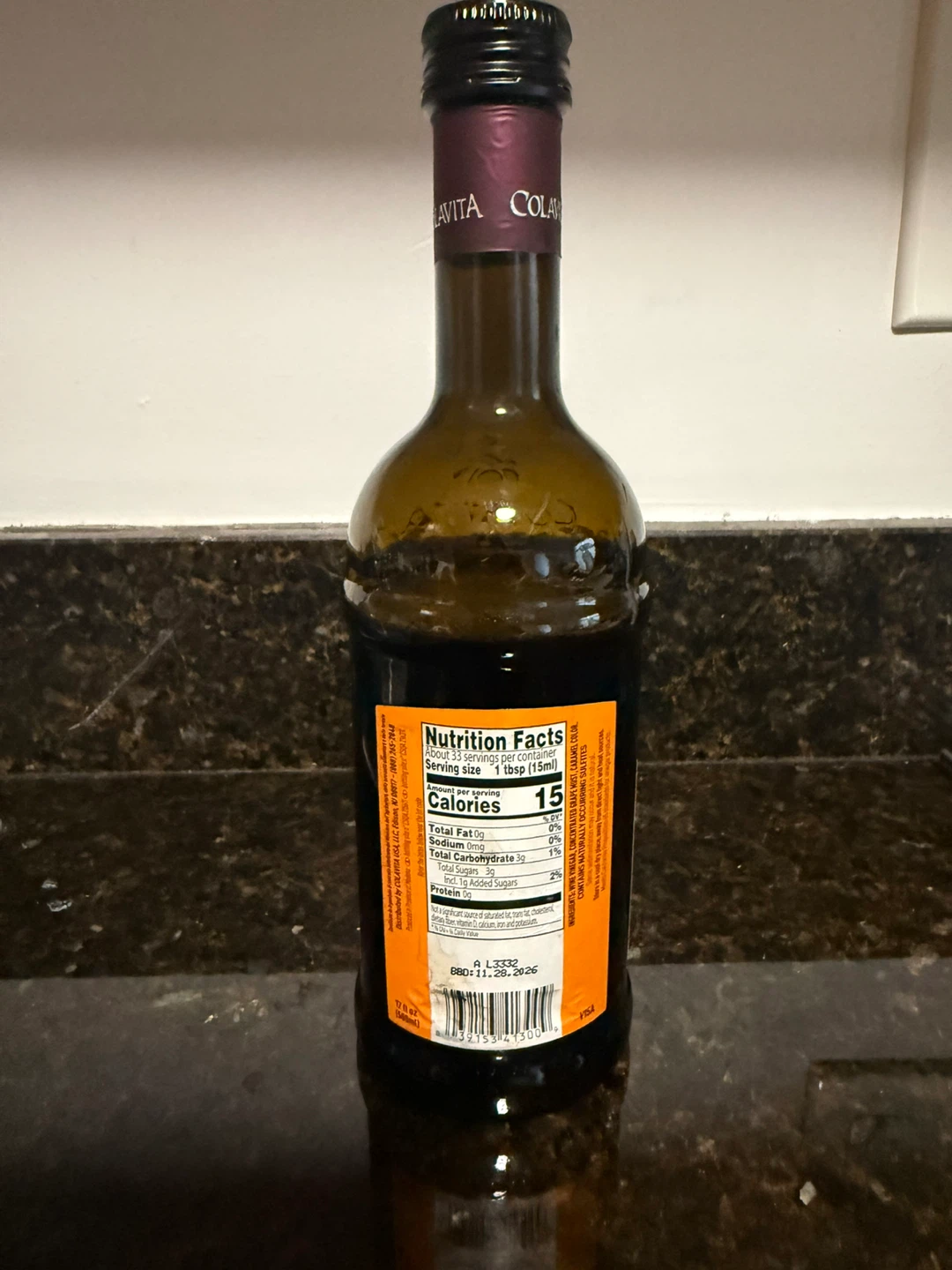 Colavita Balsamic Vinegar of Modena 500ml - photo 2