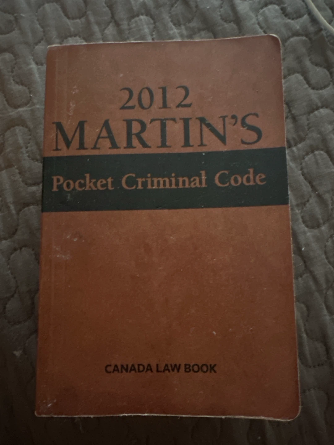 2012 Martin's Pocket Criminal Code