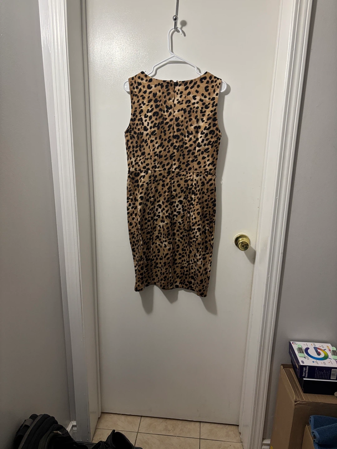 Calvin Klein Leopard Print Dress Size 10 - photo 3
