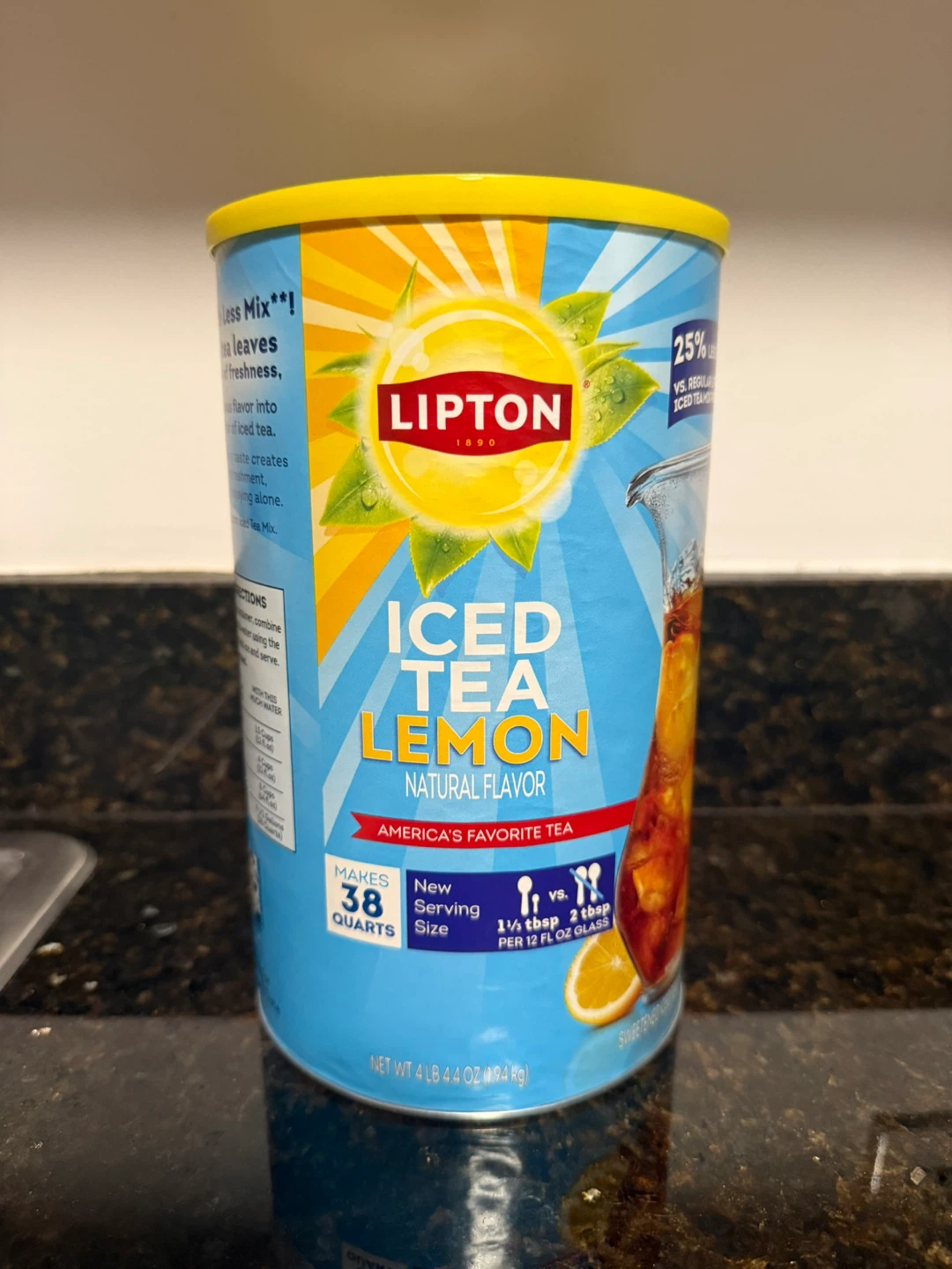 Lipton Iced Tea Lemon Mix, 4lb 4.4oz