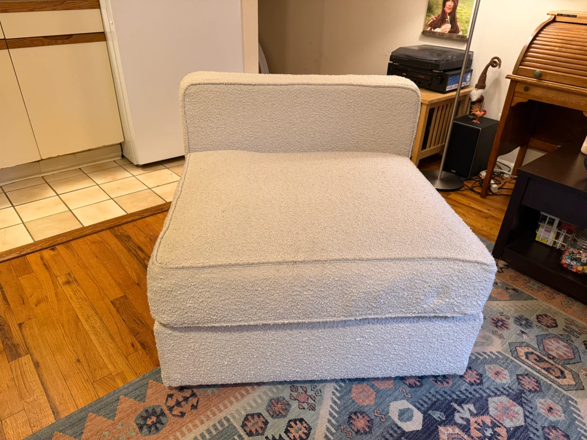 Love Sac Ottoman (+ one standard side) Cloud Bouclé - photo 5