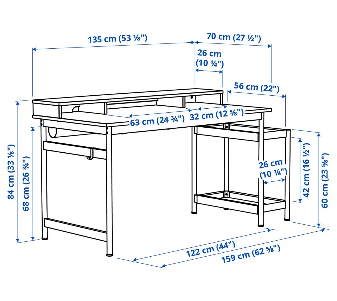 IKEA MUSSJÖ Desk - photo 2