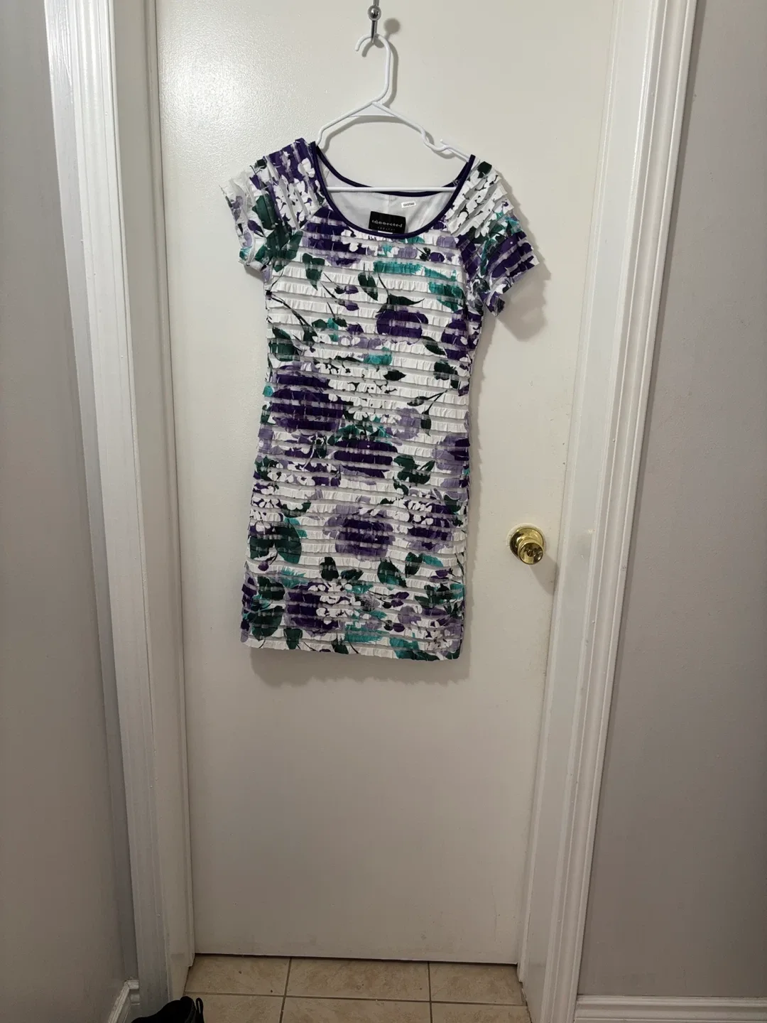 Connected Apparel Floral Dress Size 8