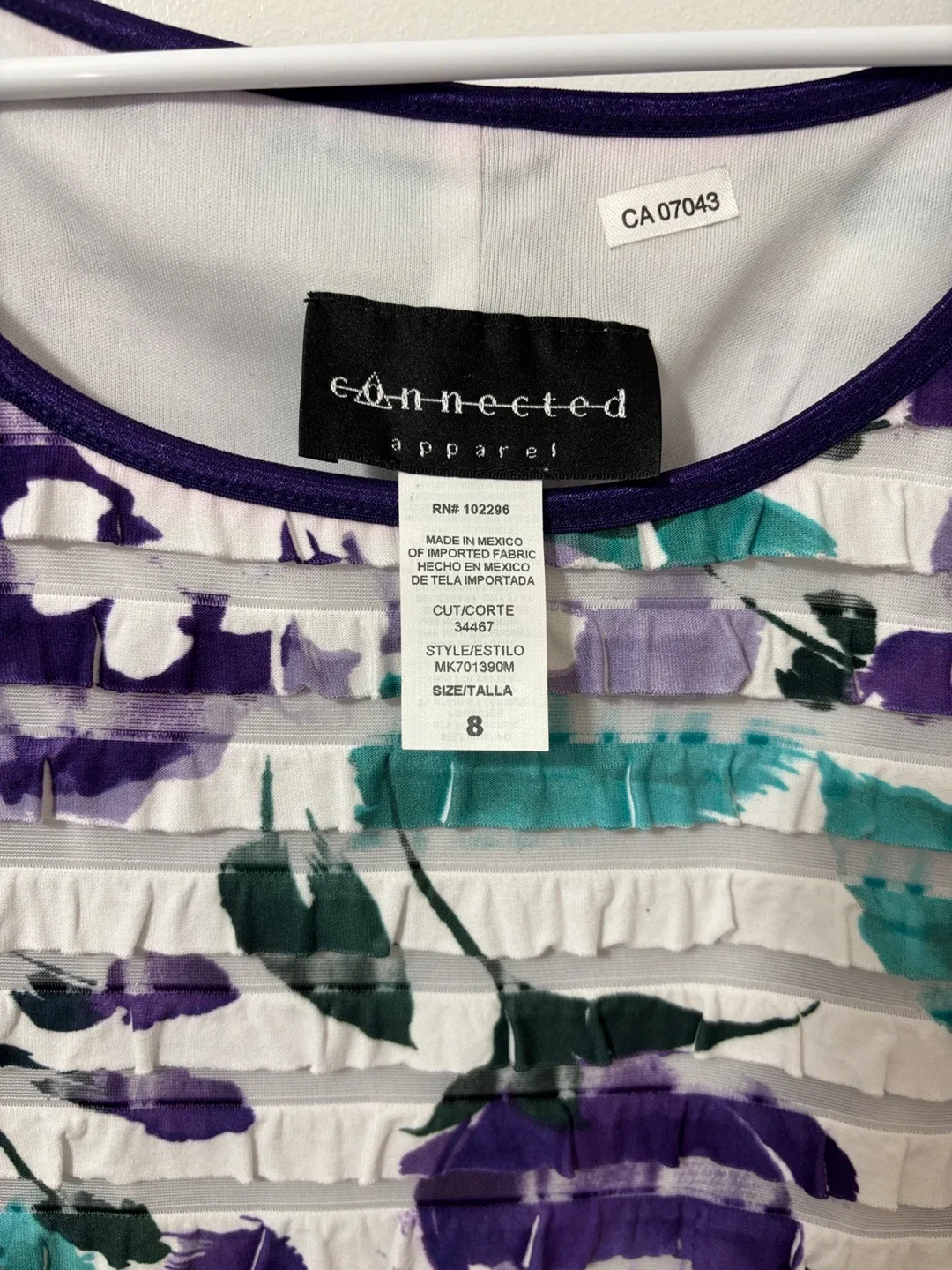 Connected Apparel Floral Dress Size 8 - photo 2
