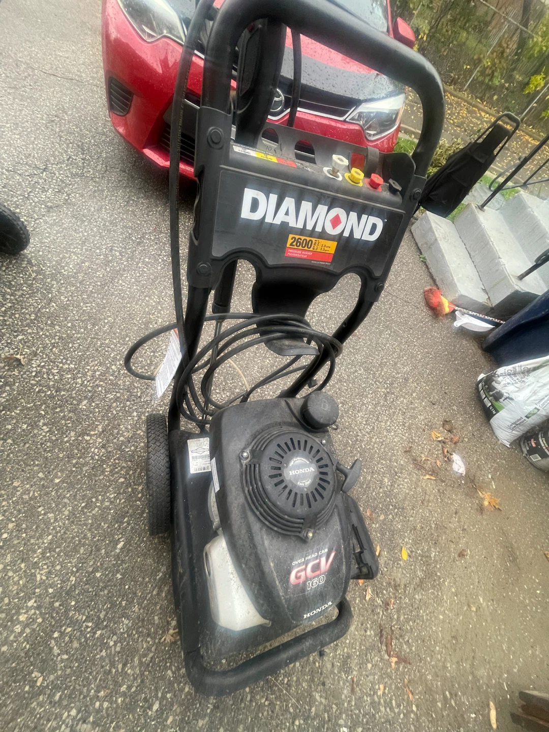 Diamond 2600 PSI Pressure Washer with Honda GCV 160 Engine