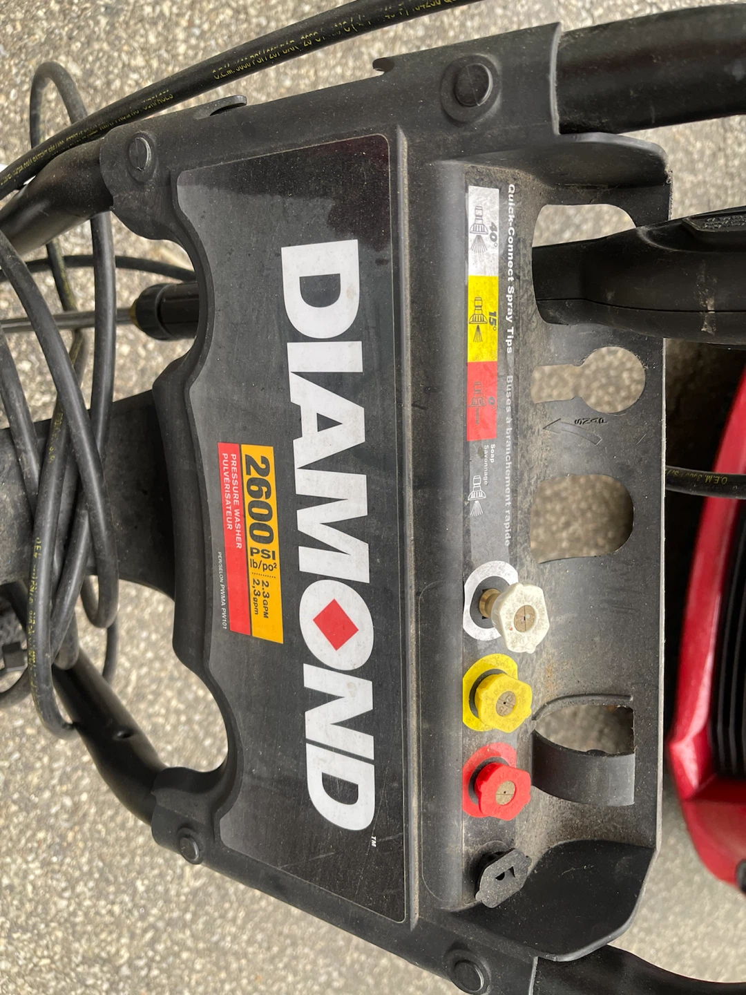 Diamond 2600 PSI Pressure Washer with Honda GCV 160 Engine - photo 2