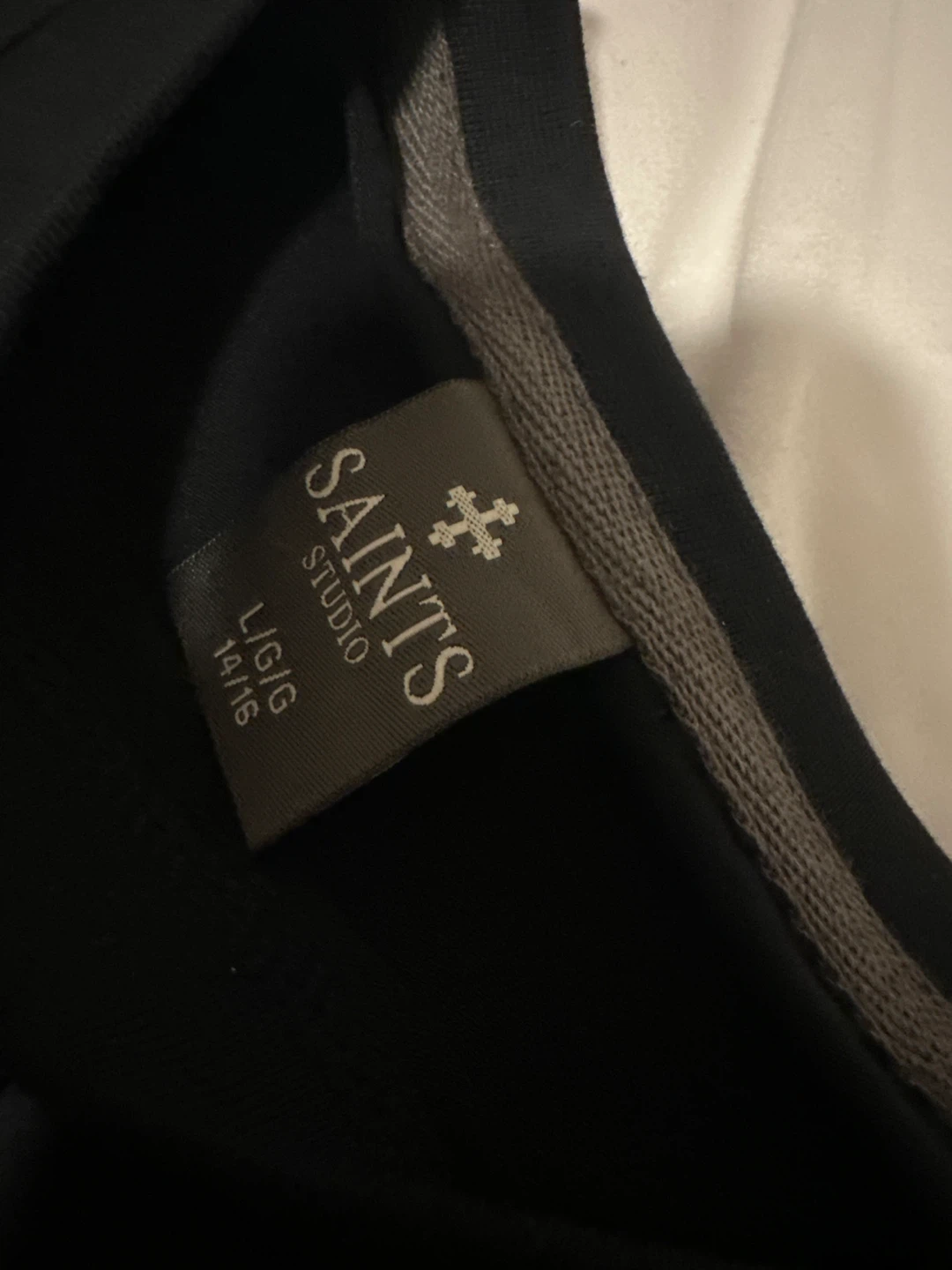 Saints Studio Long Sleeve Shirt Black White - photo 3