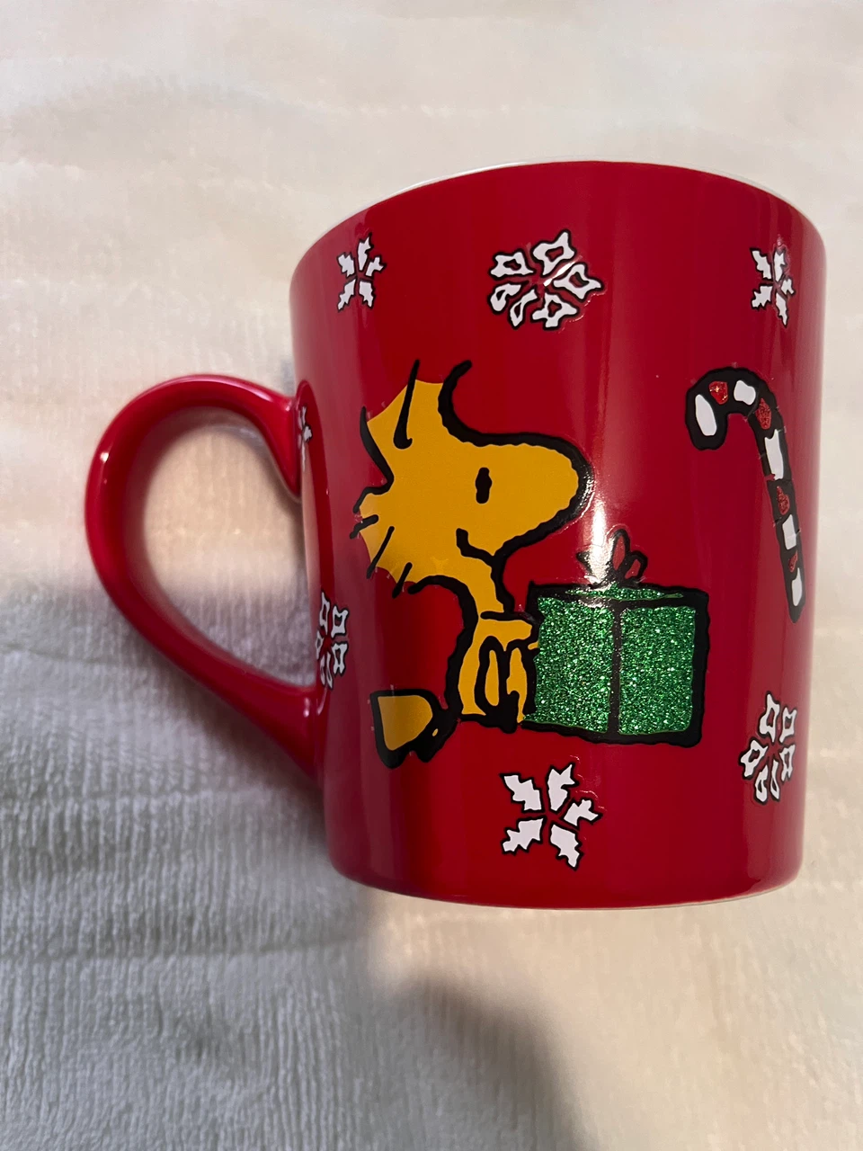 Peanuts Christmas Mug with Snoopy and Woodstock - photo 2