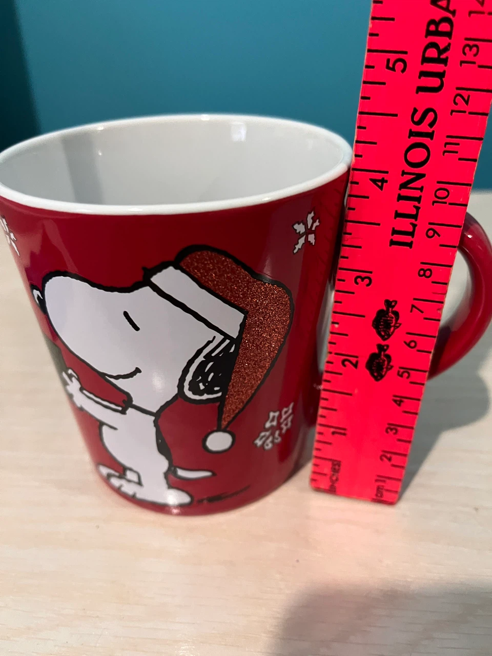 Peanuts Christmas Mug with Snoopy and Woodstock - photo 3