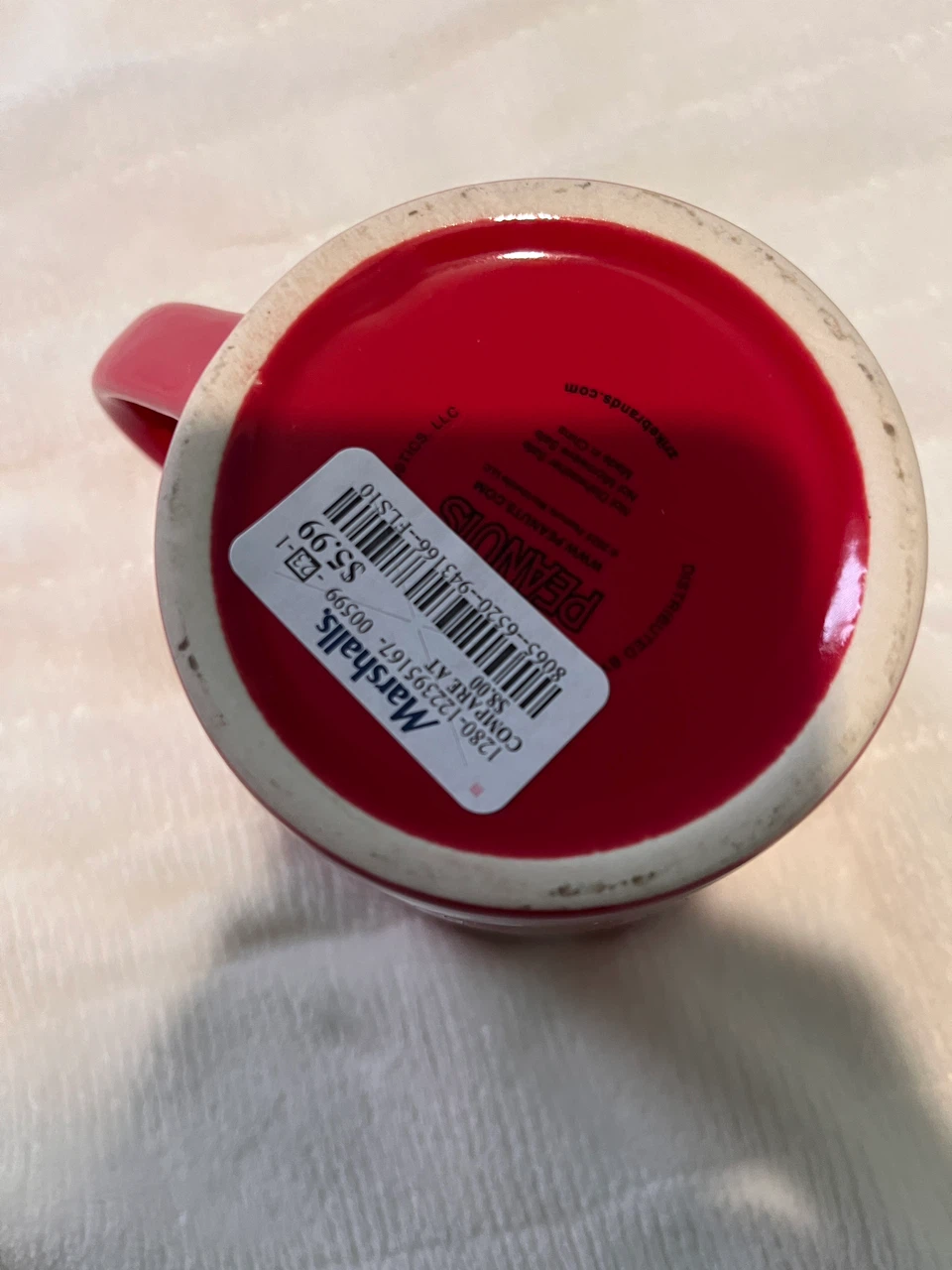 Peanuts Christmas Mug with Snoopy and Woodstock - photo 5