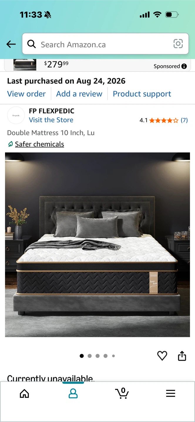 Brand new in box full/double mattress