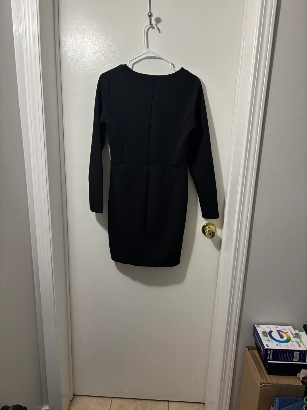Dynamite Black Zip-Front Dress - photo 4