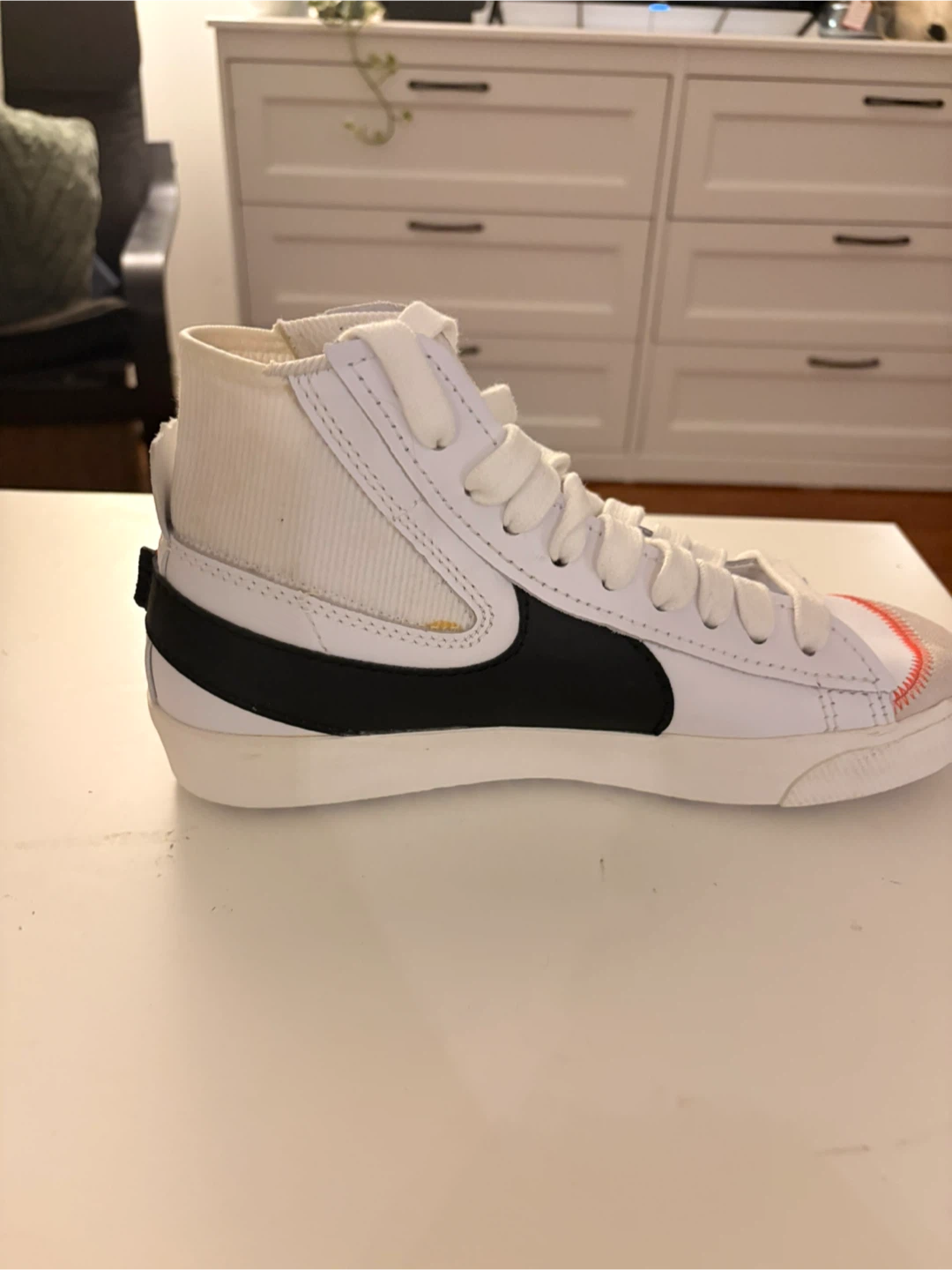 Nike Blazer Mid '77 Jumbo White Black - photo 2