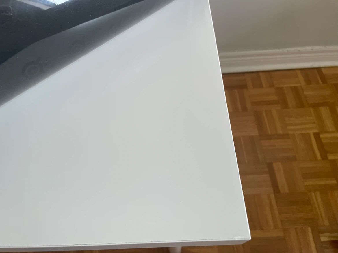 IKEA White Desk 160 × 80 cm with Storage Drawers - photo 2