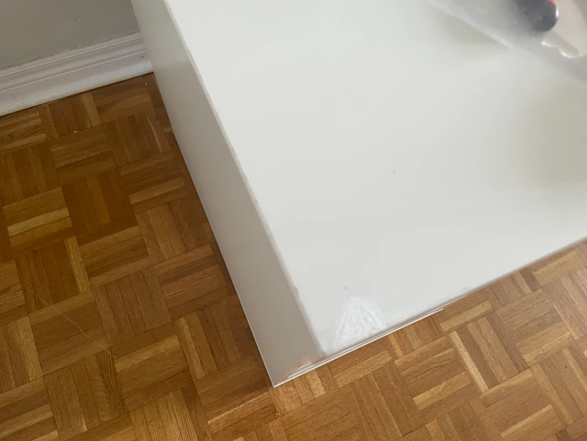 IKEA White Desk 160 × 80 cm with Storage Drawers - photo 3