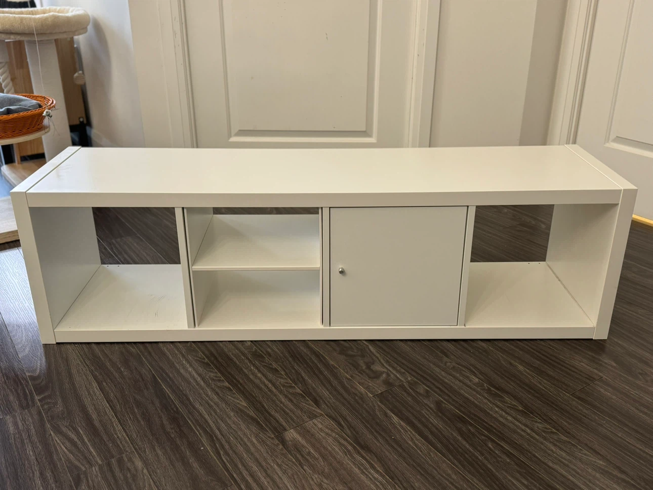 IKEA Kallax TV Unit with Cabinet and Shelves