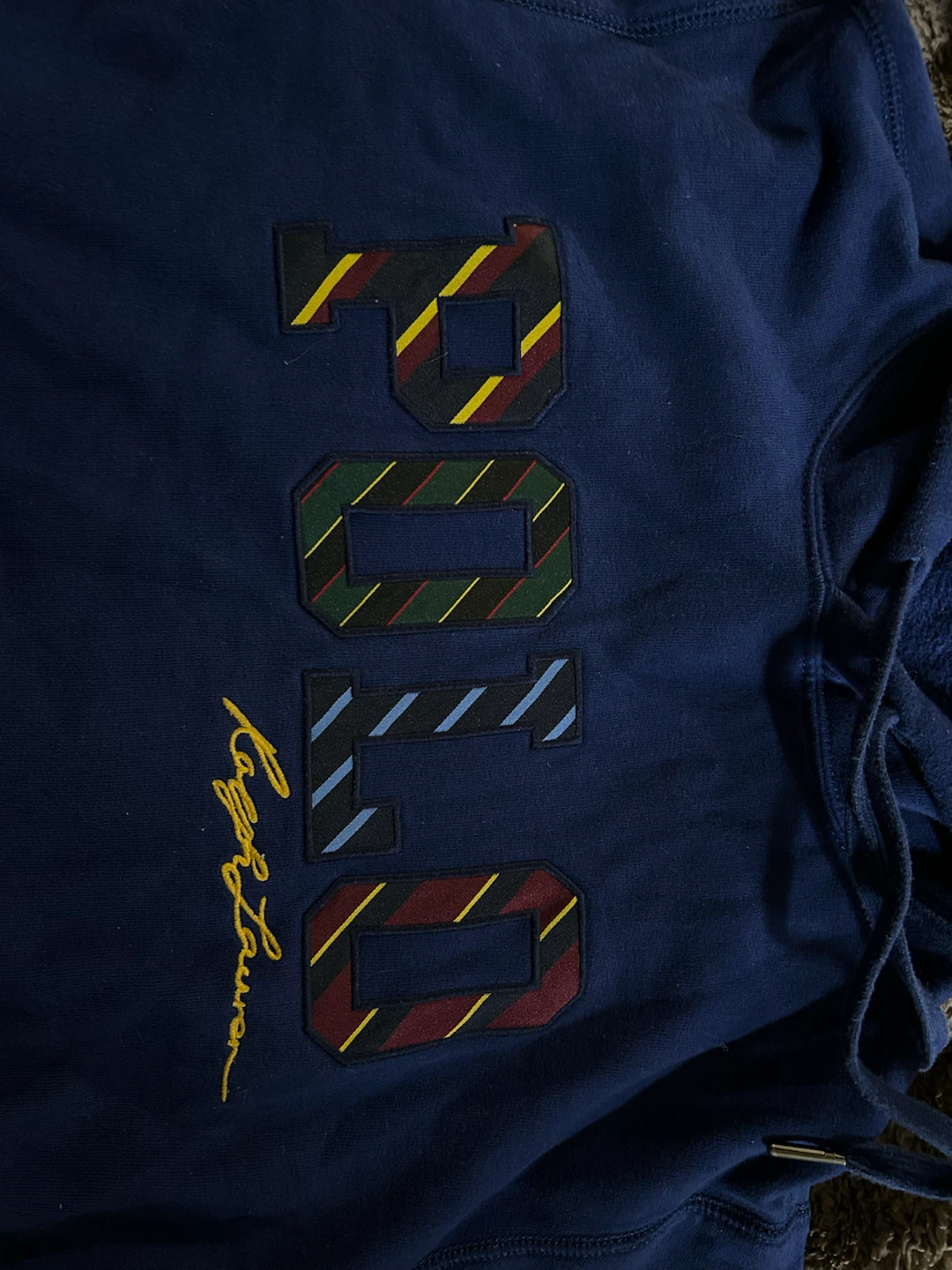 Polo Ralph Lauren Navy Hoodie - photo 3