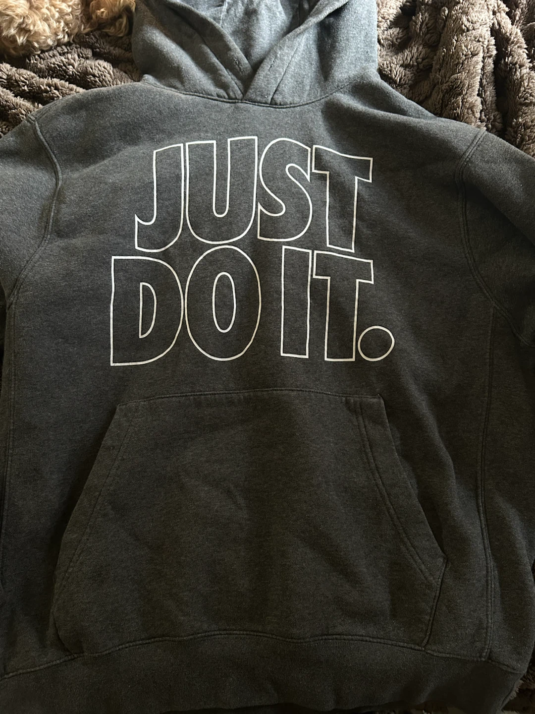 Nike Just Do It Hoodie Grey