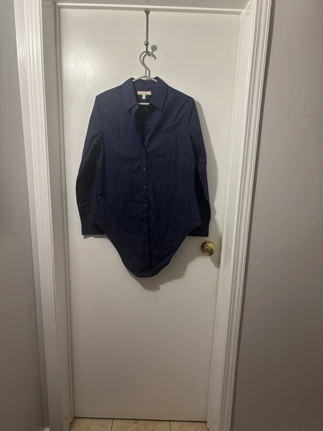 Banana Republic Navy Blue Button-Up Shirt - photo 2