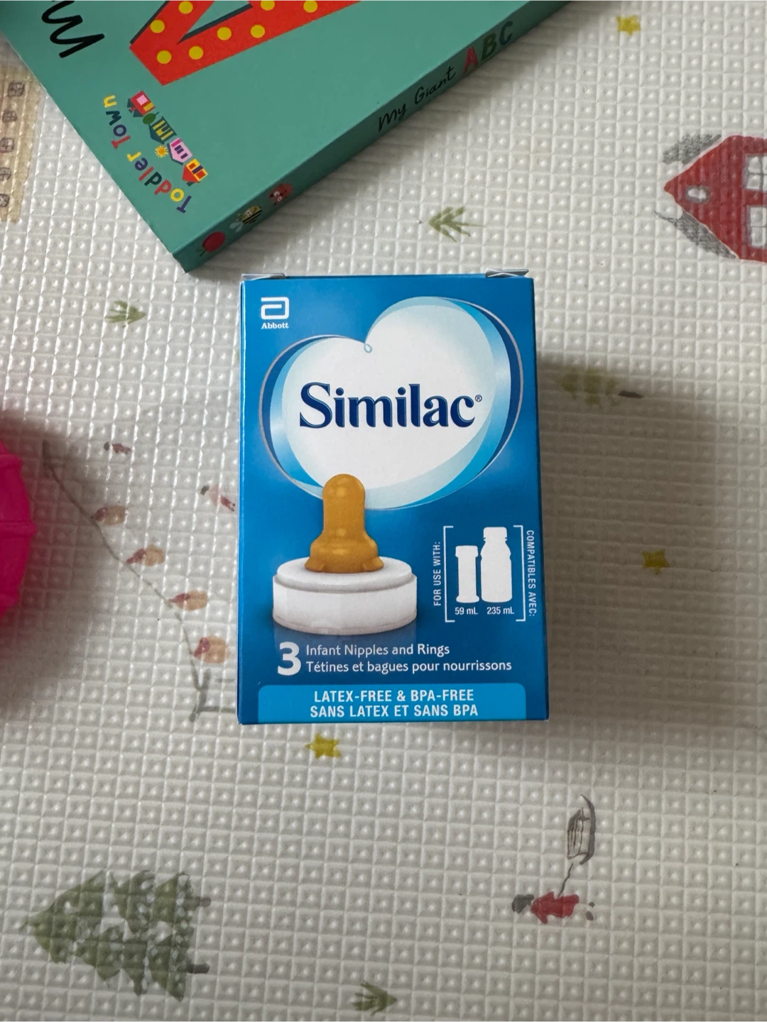 Similac Infant Nipples and Rings (3 Pack)