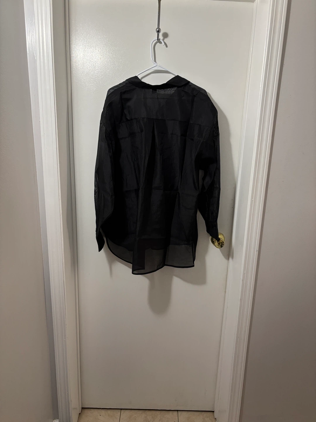 Old Navy Black Button-Up Shirt, Size 2X - photo 4