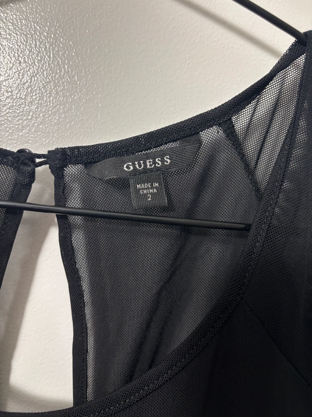 Guess Black Mesh Dress - photo 2