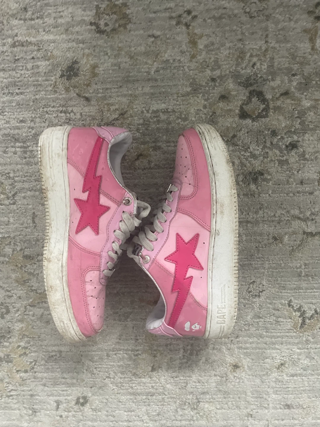 A Bathing Ape Bapesta Sneakers Pink - photo 2