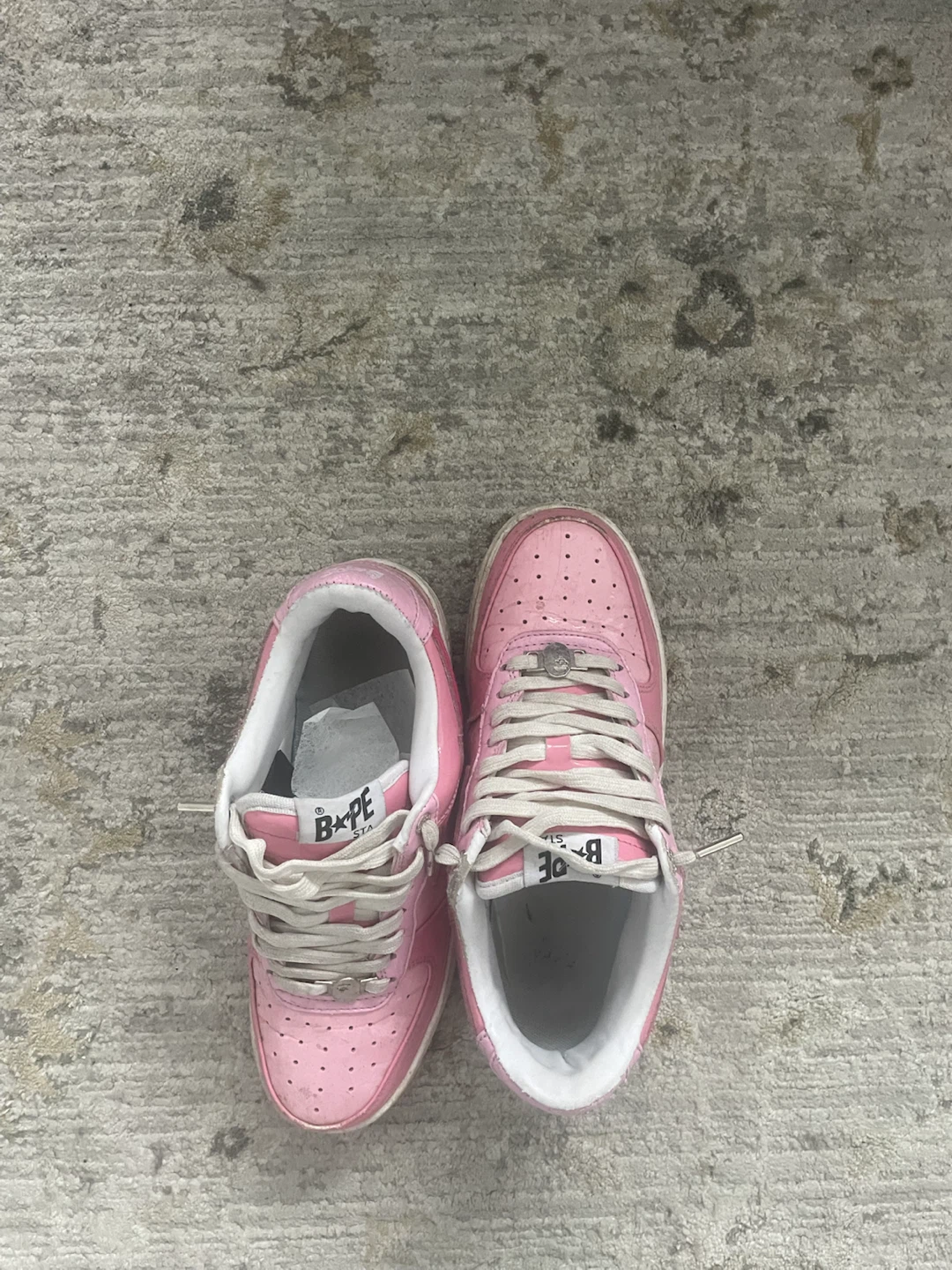 A Bathing Ape Bapesta Sneakers Pink - photo 3