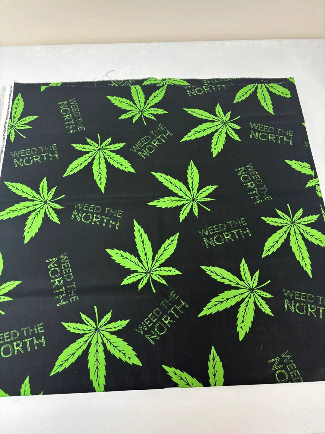 Weed the North Fabric Print