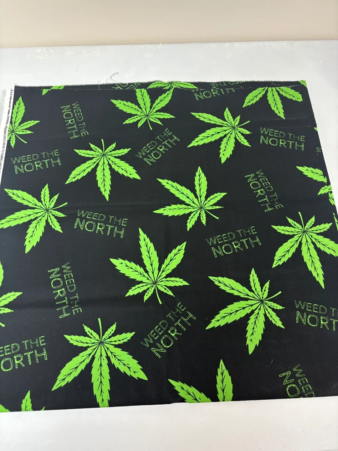 Weed the North Fabric Print