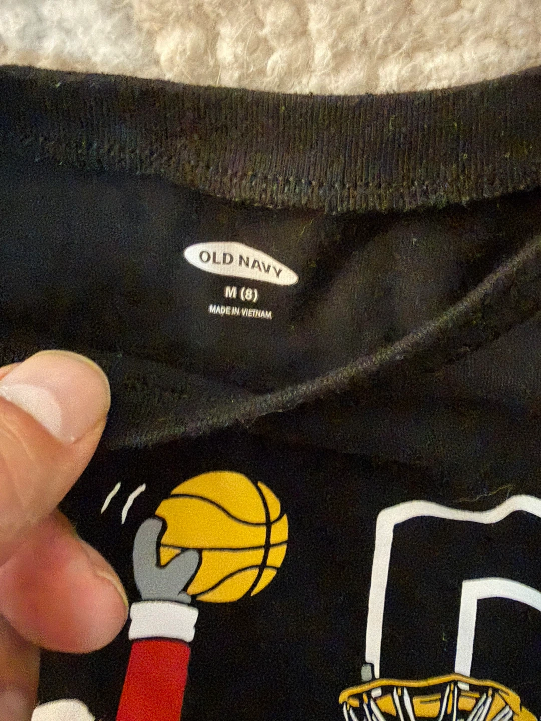 Old Navy Boys Basketball Santa Long Sleeve Shirt - photo 2