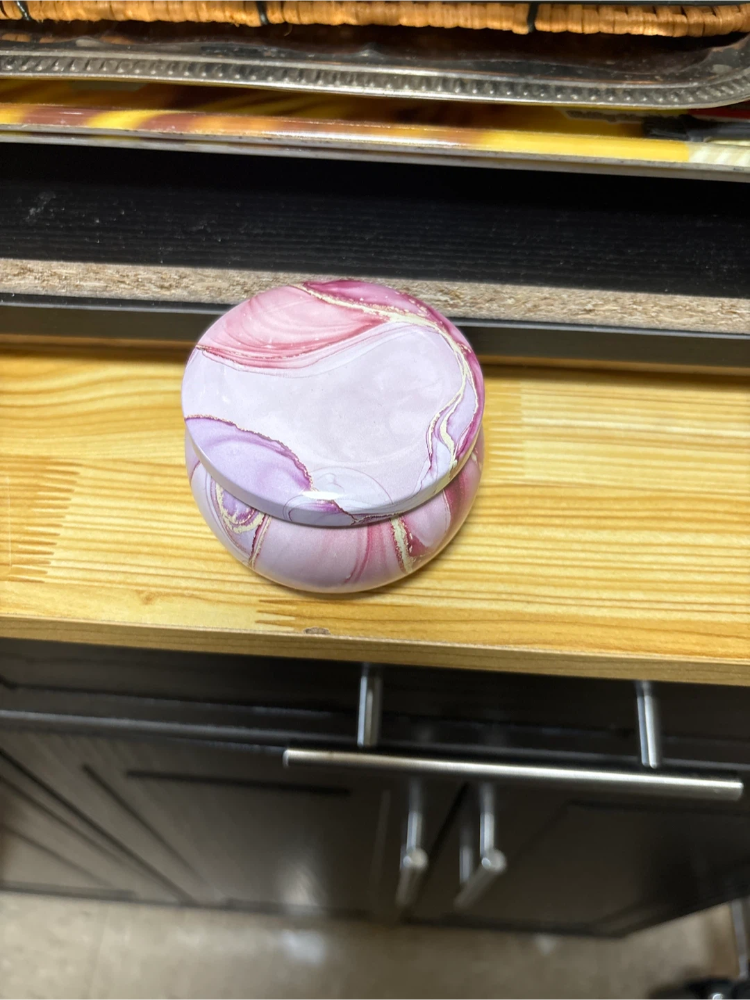 Pink Marbled Scented Candle - photo 2