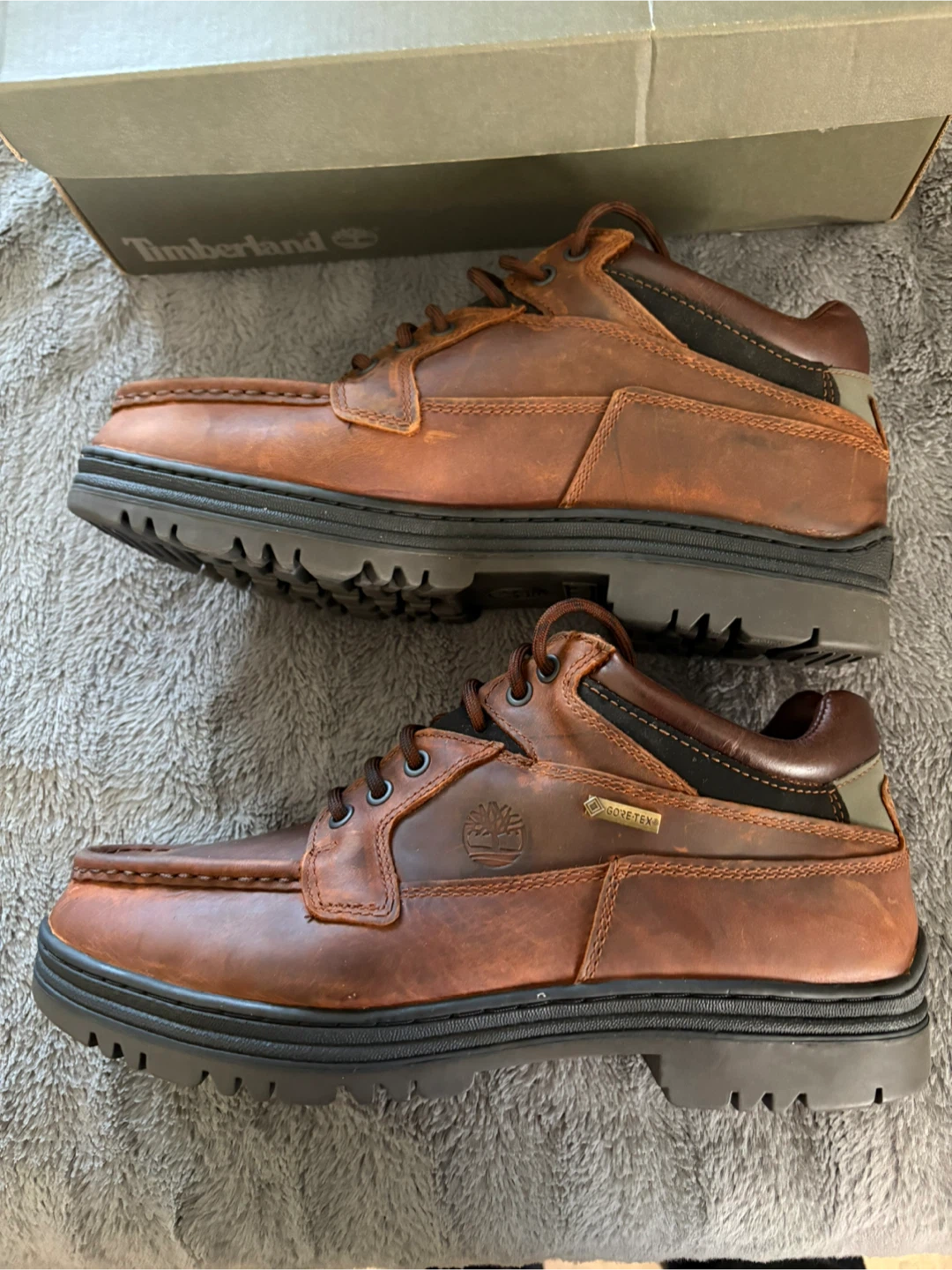 Timberland Gore-Tex Brown Leather Shoes Size 10.5 - photo 3
