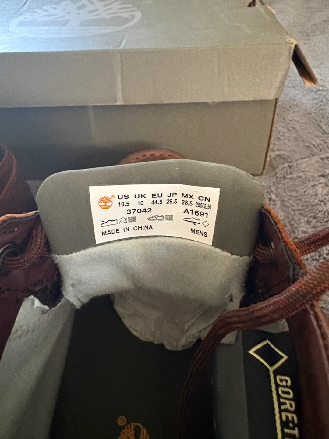 Timberland Gore-Tex Brown Leather Shoes Size 10.5 - photo 5