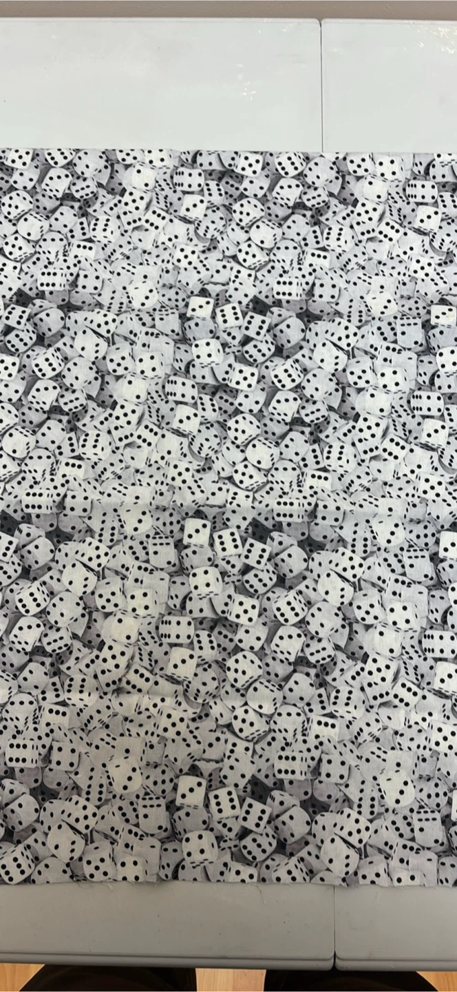Dice Pattern Cotton Fabric