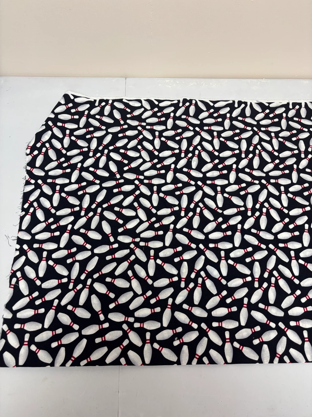 Bowling Pin Print Fabric