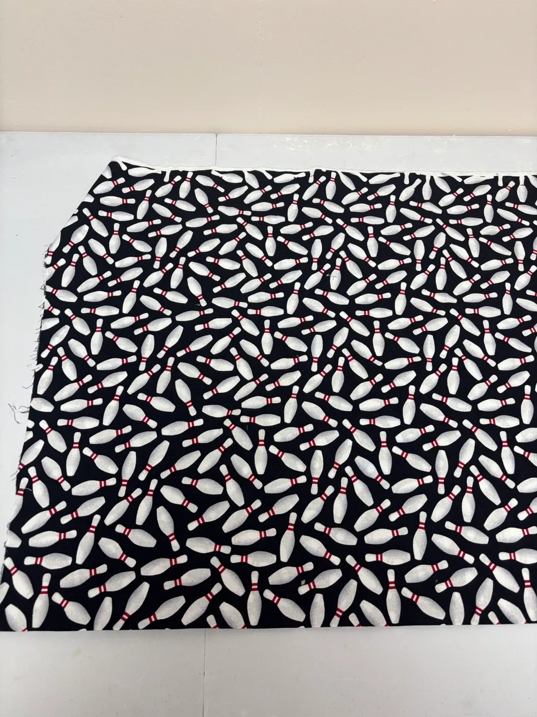 Bowling Pin Print Fabric