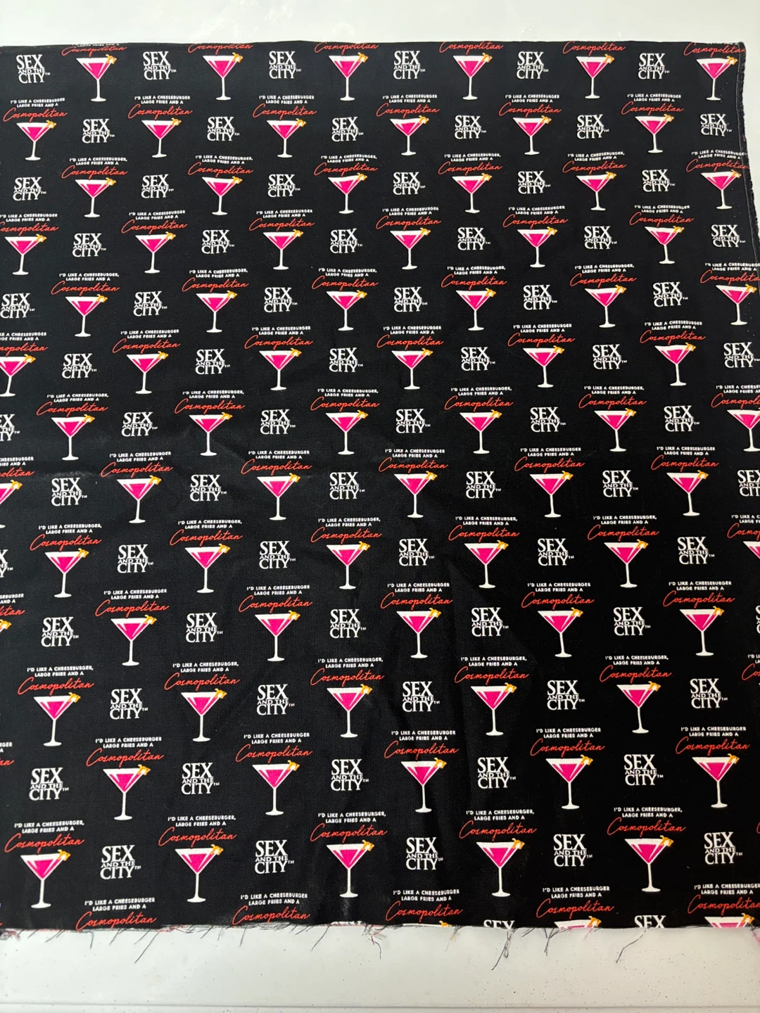 Sex and the City Patterned Fabric