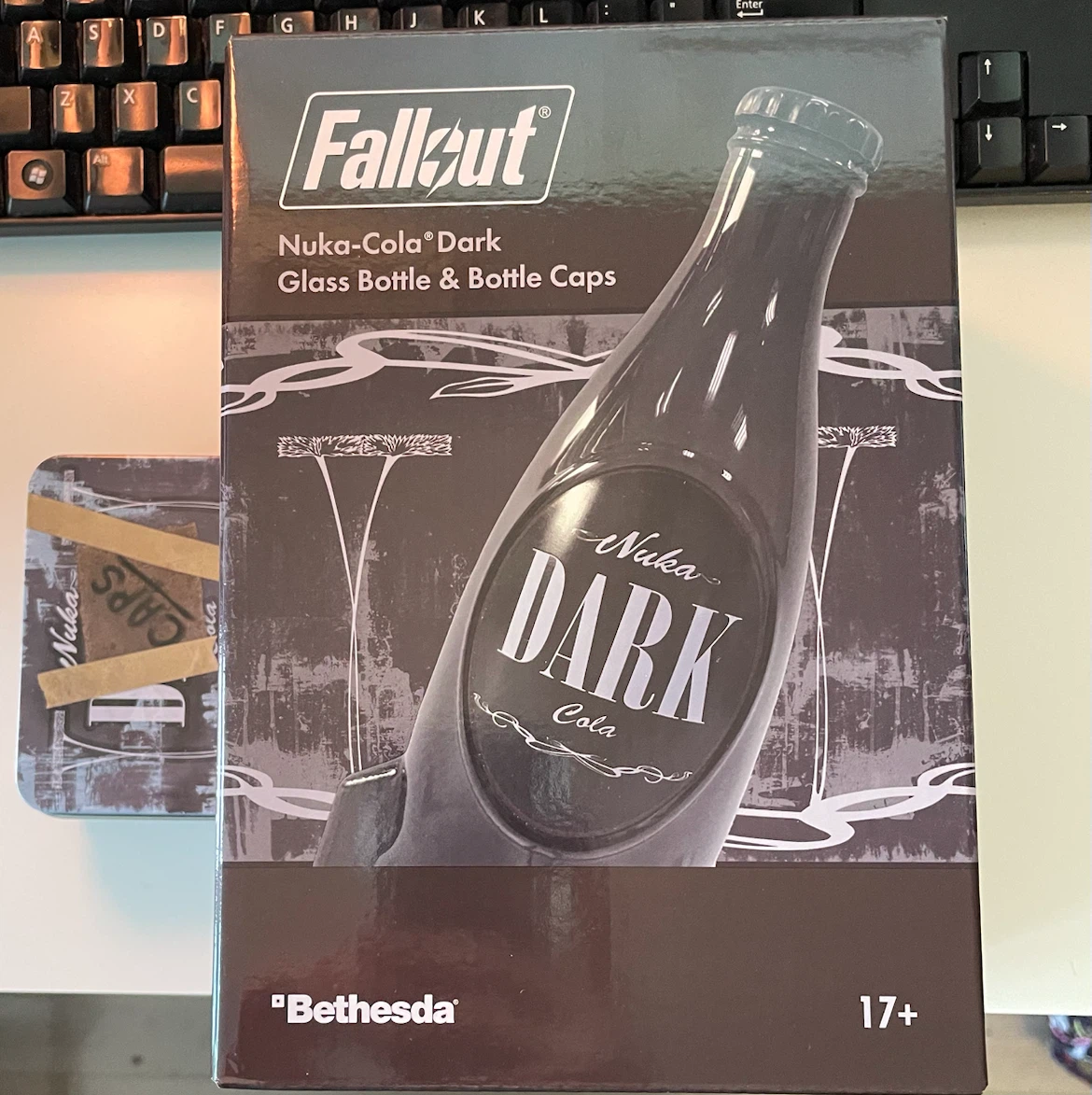 Fallout Bethesda Nuka-Cola Glass Bottle and Cap Sets