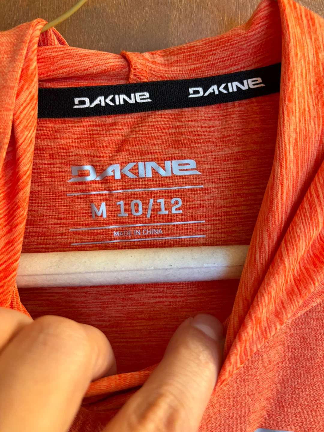 Dakine Orange Long Sleeve Hoodie Size M 10/12 - photo 3