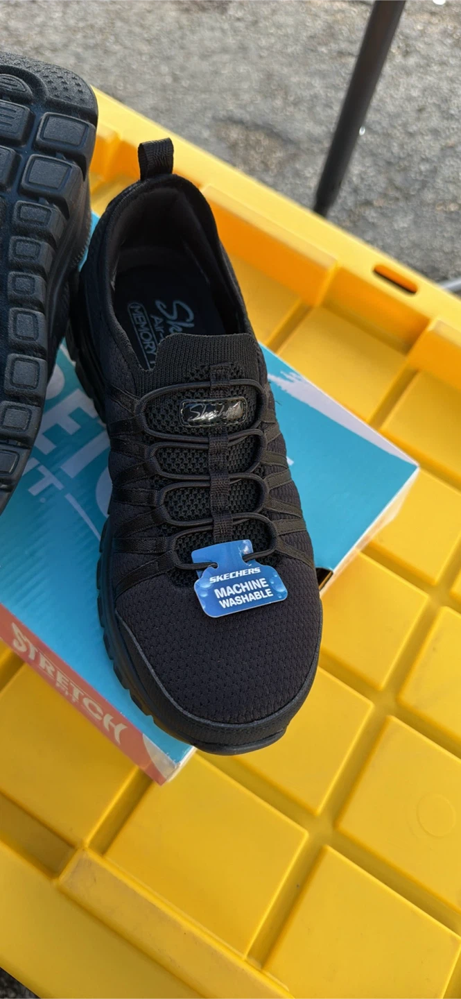 Skechers Stretch Fit Women's Black Sneakers - photo 2