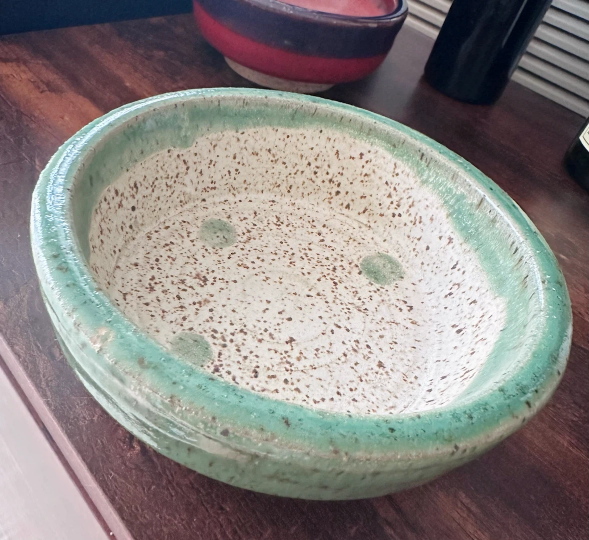 Handmade Speckled Ceramic Bowl - photo 2