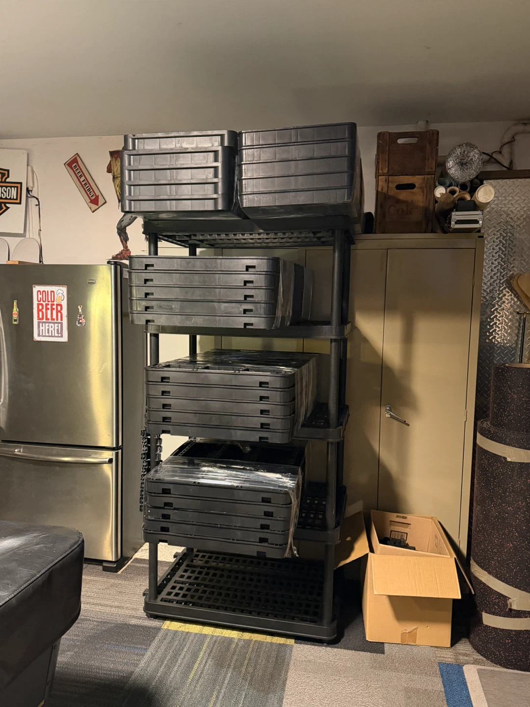 Plastic Storage Shelving Unit - photo 2