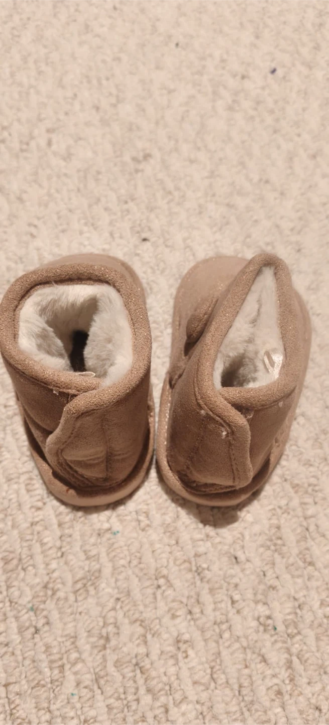 H&M Toddler Faux Fur Boots - Tan