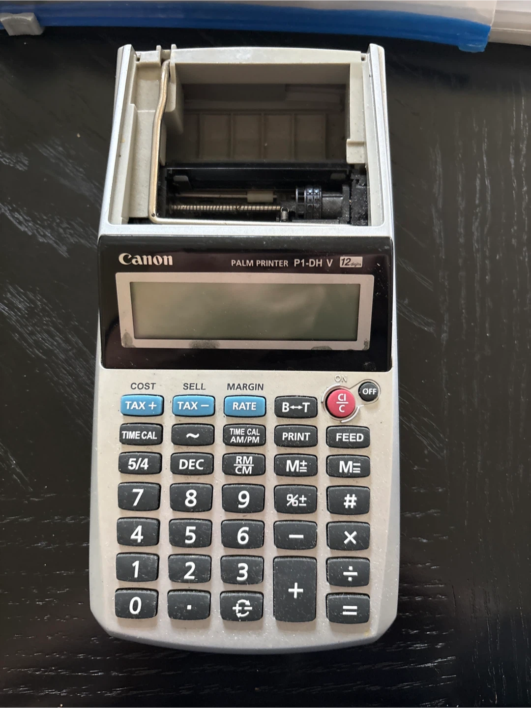 Canon Palm Printer P1-DH V 12-Digit Calculator - photo 2