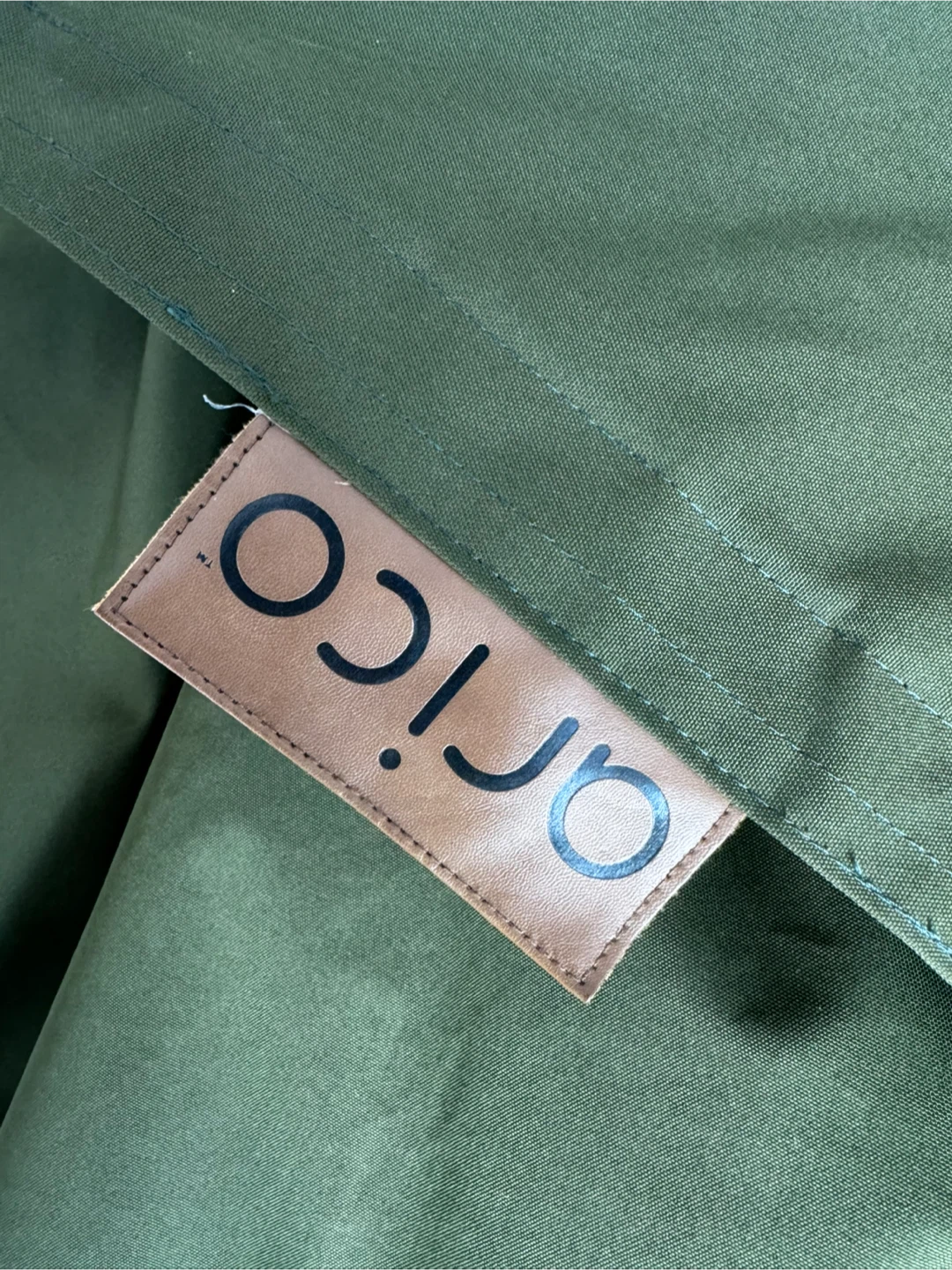 Arico Olive Green Bean Bag Chair - photo 3