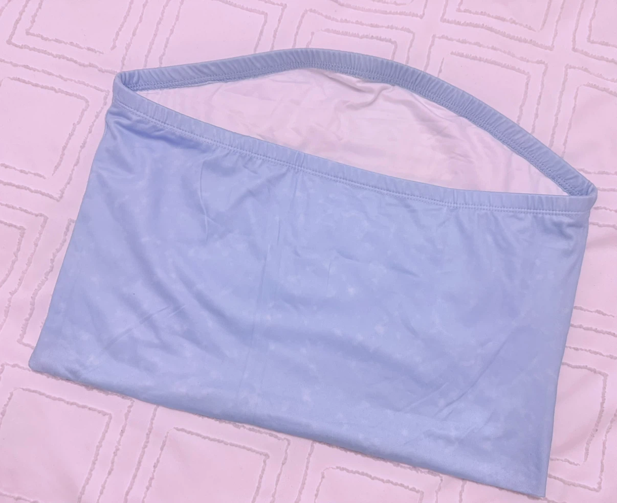 New York Summer Light Blue Tube Top - photo 3