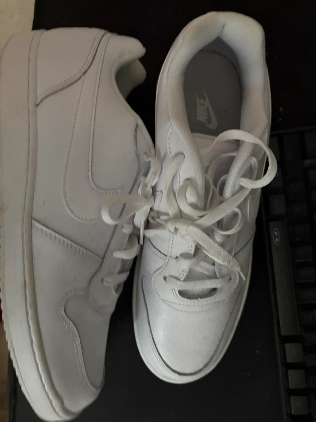 Nike Court Vision Low White Sneakers - photo 2